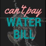 What if you can't afford a water bill?